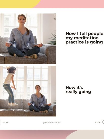 A relatable look at what meditation practice is really like with kids around. It’s a reminder to find humor in the imperfections and that any effort to find calm is a victory.