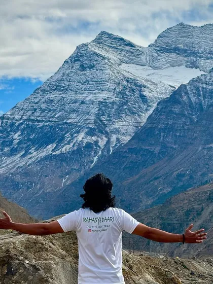 Embracing the majestic snow-capped mountains of Sissu, Himachal Pradesh. While my focus is Karnataka, I also organize epic adventures to the Himalayas for those seeking a different kind of thrill.