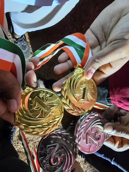 The talk is cheap. The medals are the proof. This is just a small part of the hardware my team brings home from state and national championships.