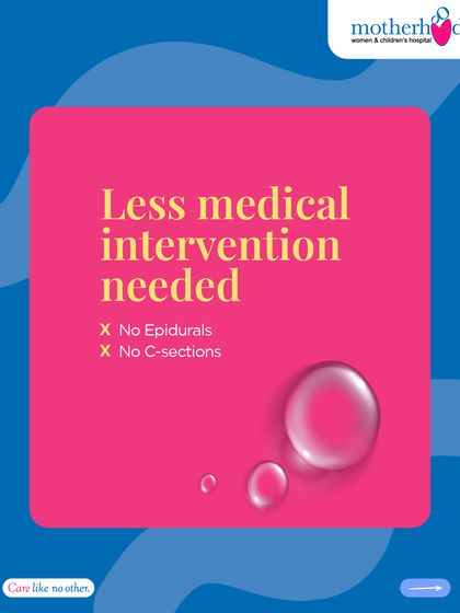 For many low-risk pregnancies, water birthing can reduce the need for medical interventions. The natural pain relief and relaxation it offers often mean less reliance on epidurals or other procedures, allowing for a more natural delivery.