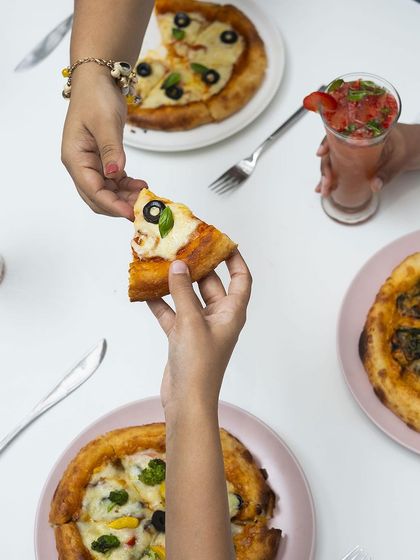 Pizza is best when shared. Bring a friend and split one of our delicious sourdough pizzas over great conversation.