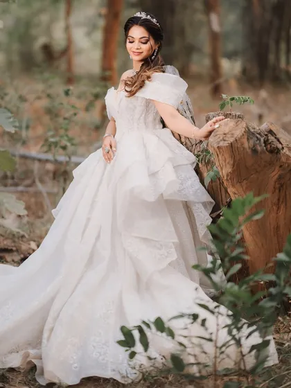 For my Christian brides, I create looks that are elegant, modern, and simply breathtaking. This fairytale-inspired white gown look is all about soft makeup and a romantic feel.