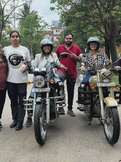A group photo of our latest graduates. They are now part of the ever-growing Heels on Wheels family.