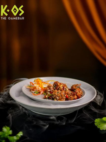A perfect mix of crunch, spice, and everything nice. Our starters are presented with a bit of flair, like this smoky dish.