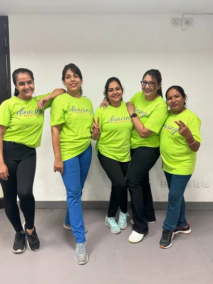 The 'Sassy Shufflers' team looking cool and confident. This ladies' batch is ready to bring their A-game.