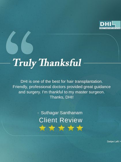 **Client Review: Truly Thankful:** Suthagar Santhanam expresses his gratitude to his master surgeon and the friendly, professional doctors who provided great guidance and surgery.