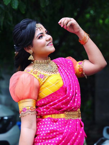 Ramya Gowda - Photoshoot Makeup Traditional South Indian Photoshoot Looks photo 9