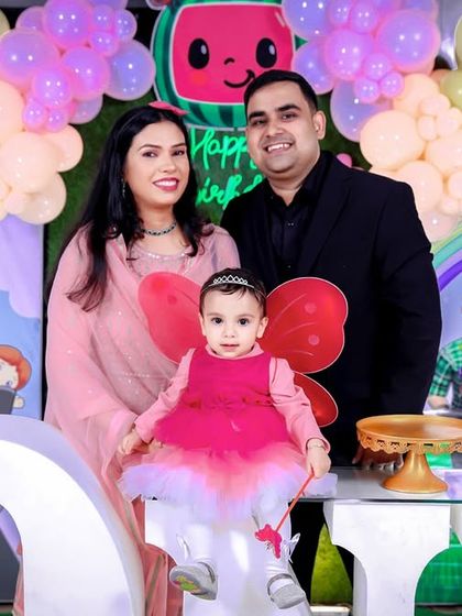 A sweet 'Teddy Bear' themed first birthday party, with soft colors, cute teddy bear props, and a cozy setting, perfect for a warm and loving celebration.