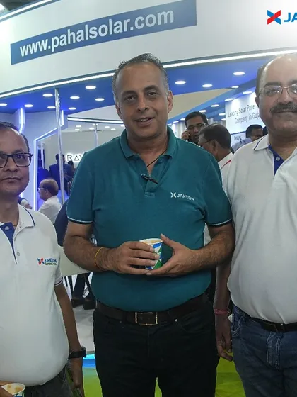 Our leadership team interacting with visitors at the REI Expo. These face-to-face interactions are crucial for understanding market needs and strengthening our partnerships across the industry.