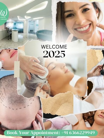 A collage celebrating the start of a new year and the many transformations we facilitate. From hair restoration to smile design, I am ready to help you achieve your goals in the year ahead.