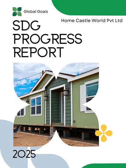 The cover of our 2025 SDG Progress Report. This document outlines our commitment to the United Nations Sustainable Development Goals, from reducing carbon emissions to promoting inclusive hiring.