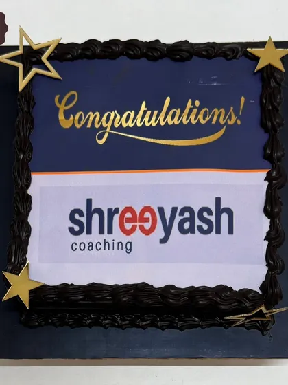 A corporate photo cake to celebrate a milestone for a coaching center. I can place any company logo on a cake to make your office celebration special.
