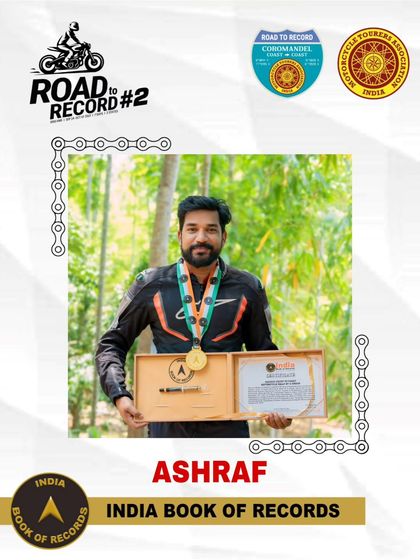 We celebrate the incredible achievements of our members who successfully completed the "Road to Records" motorcycle rally and earned their place in the India Book of Records. We are proud to have such dedicated and accomplished riders, including female riders, in our family.