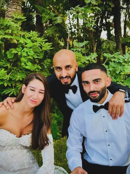 A special moment with the bride and groom, Chanel and Arvee, at their wedding in Marbella. So much love for these two.