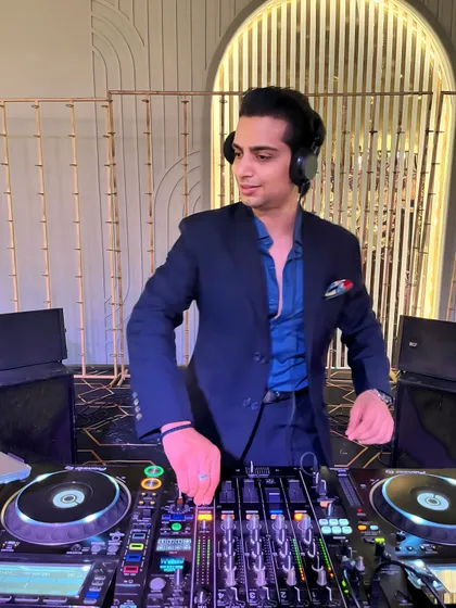 A close-up shot at the console. My work is about more than just playing music; it's about witnessing the power of love that transcends continents.