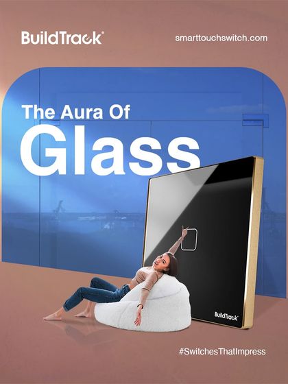 The aura of glass brings a seamless shine and a touch of modern refinement to your walls. Our glass finish switches are easy to clean and offer a sleek, reflective surface that complements a clean and polished interior.