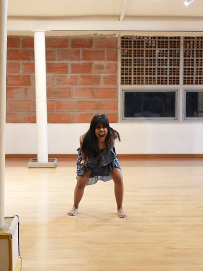 The raw emotion and expressive power of a performer from our Toolbox Creators showcase. These performances are an enriching experience, showcasing the unique artistic voices nurtured in our program.