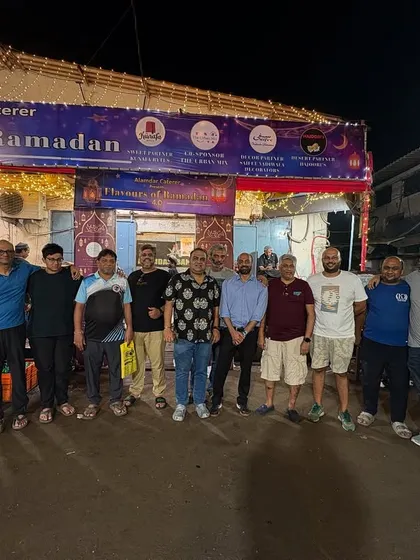 A group of friends enjoying their annual Ramadan tradition at our festival. We are happy to be a part of it.