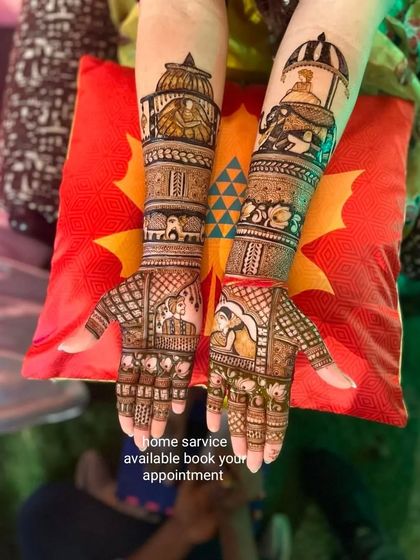 Vijay Singh - Bridal Mehndi Traditional Rajasthani & Jaipuri Motifs photo 46