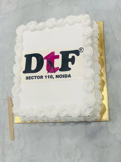 The official cake for our DtF Sector 110, Noida studio. A sweet start to a new chapter.