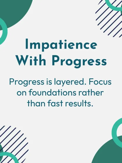 It is natural to feel impatient with your progress. I encourage students to focus on strengthening their foundations rather than chasing fast results. Progress is layered and takes time.