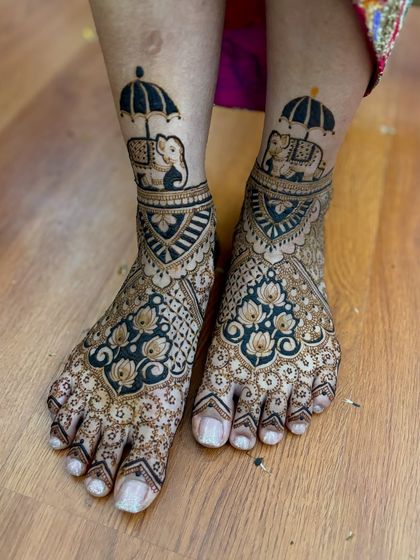 Mitali - Bridal Mehendi Bridal Feet Mehendi photo 12