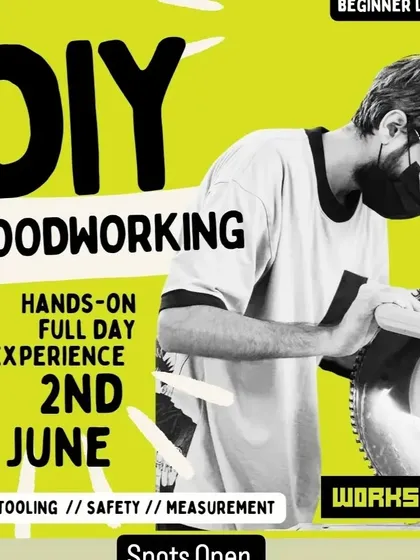 Another promo for our June 2nd DIY Woodworking workshop. Don't miss out.