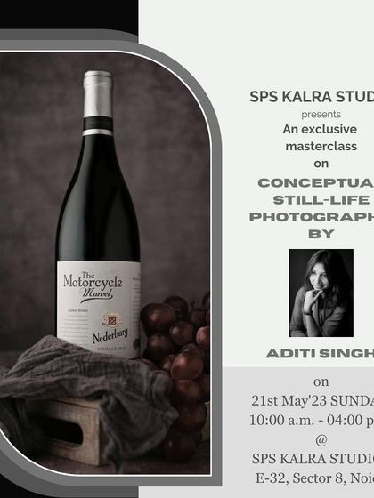 A masterclass on conceptual still-life photography by Aditi Singh. These sessions explore how to create everything from scratch, practicing the technicalities of light and composition.