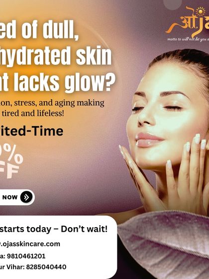 Tired of dull, dehydrated skin that lacks glow? Pollution and stress can take a toll, but our treatments can revive your skin's natural radiance. Book now to take advantage of our limited time 20% discount.