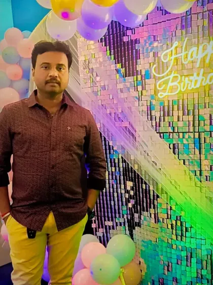 The birthday boy enjoying his celebration. My goal is to create a space where you can relax and have fun with your loved ones without any interruptions.