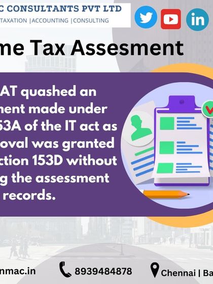 This is a technical update regarding an ITAT ruling that quashed an assessment because approval was granted without proper verification of records. This highlights the importance of procedural correctness in tax assessments.