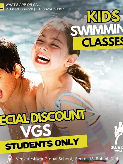 We offer special discounts for VGS students at our Rohini pool. It is the perfect opportunity for kids to learn how to swim, get fit, and beat the heat this summer.