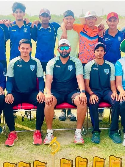 Champions of the All India Under 19 9-a-side cricket tournament. Another trophy in the cabinet.