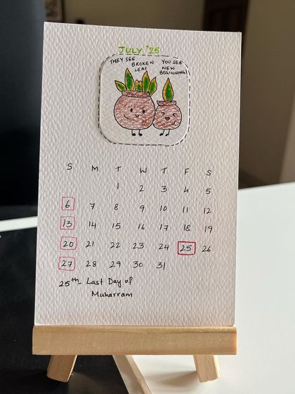 Shraddhadoodles - Custom Art & Merchandise Hand-drawn 2025 Desk Calendars photo 10