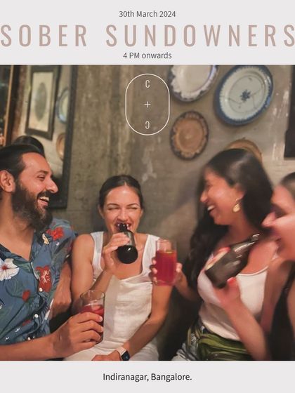 Our inaugural Sober Sundowners meet-up, a cozy evening for the sober and sober-curious to connect over crafted zero-proof cocktails and good conversation.