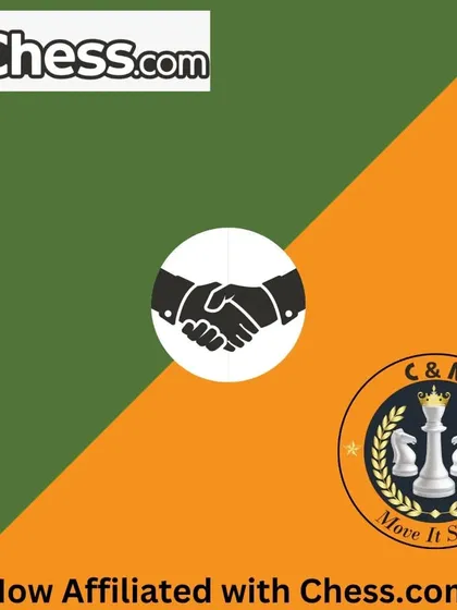 We are proud to be an officially affiliated partner with Chess.com, the world's leading online chess platform.
