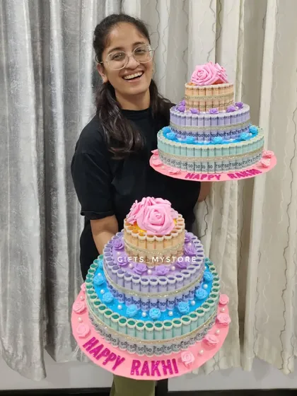 So happy with how these Rakhi money towers turned out! They are a truly unique and impressive gift for sisters.