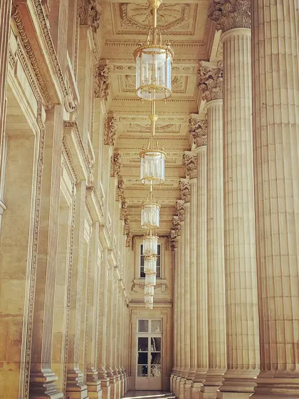 A filtered shot of a Parisian colonnade, capturing the warm glow of the stone and the endless repetition of columns. Travel fuels my creativity, and walking the streets of a city like Paris can teach you more than you would ever know.