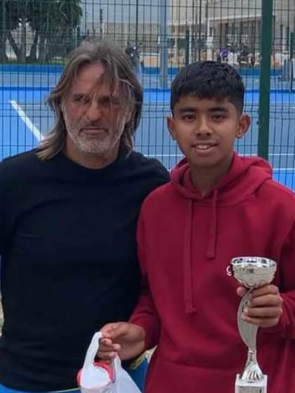 Taking our talent to Europe. Here is our player Aarav Dhekial after reaching the finals of the Under-14 National tournament held in Sa Pobla, Spain. We support our players with training and competitive exposure abroad.