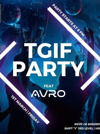 TGIF Party at Shift, HSR. My Friday nights are all about celebrating the end of the work week.