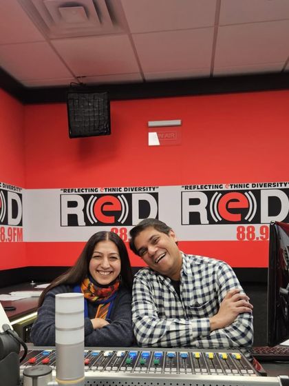 Sharing a laugh in the Red FM studio. These moments of genuine connection are what I cherish most, whether I am hosting a show or participating as a guest.