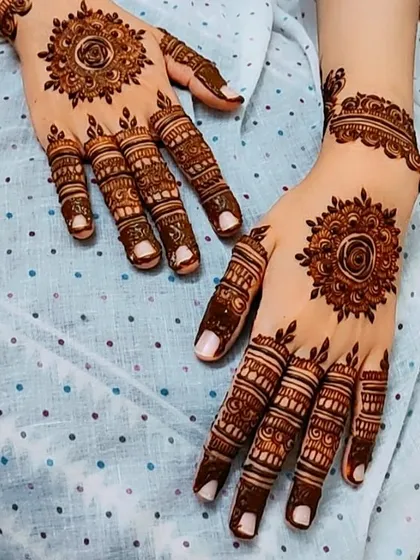 Another view of this beautiful mandala design, showing its symmetry and elegance.