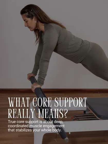 True core support is about more than just abs. It's the deep, coordinated engagement of your entire trunk to stabilize your body, which is fundamental to every movement we practice.