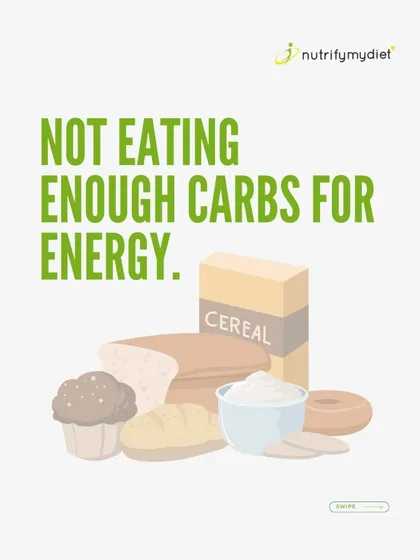 I see many athletes making common nutrition mistakes. One of the biggest is not eating enough carbohydrates for energy. Carbs are your primary fuel source for performance.