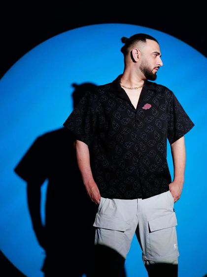 Call me Bluetooth, because I stay connected to the vibe. A few shots from a recent press shoot with a cool, electric blue theme.