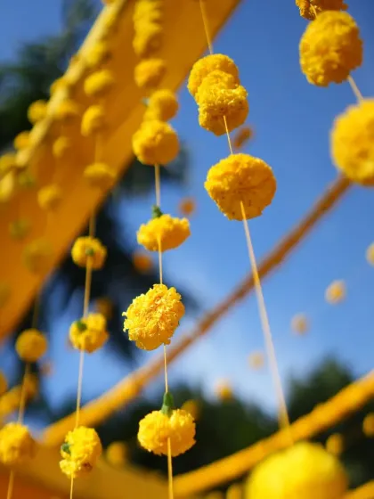 Vibrant Haldi & Mehendi Celebrations photo 57