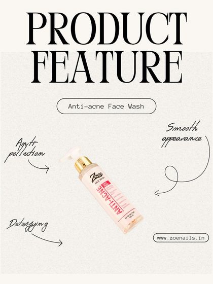 My Anti-Acne Face Wash does more than just fight pimples. It also offers anti-pollution benefits and detoxifies the skin for a smoother, clearer appearance.