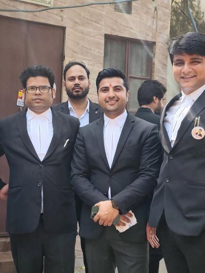 Posing with colleagues who came out to support my nomination for the bar association.