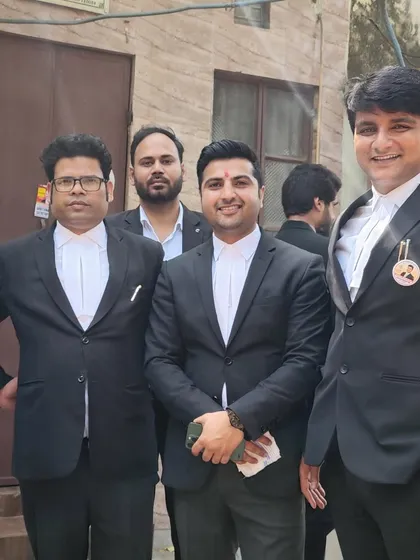Posing with colleagues who came out to support my nomination for the bar association.
