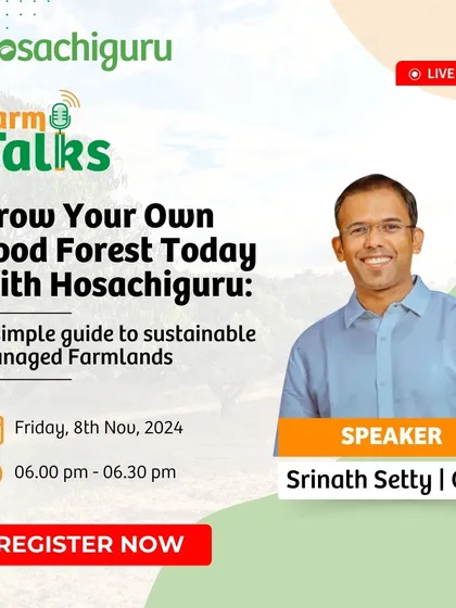 With pesticide residues in vegetables posing health risks, growing your own food is more important than ever. Our CEO, Srinath Setty, provides a simple guide to growing your own food forest.